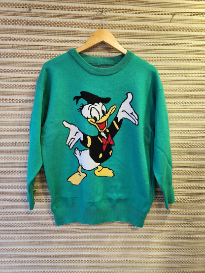 A Vintage Style Sweater with Delicate Timeless Details