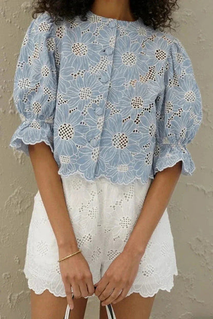 Gracefully Styled Blouse for Any Occasion