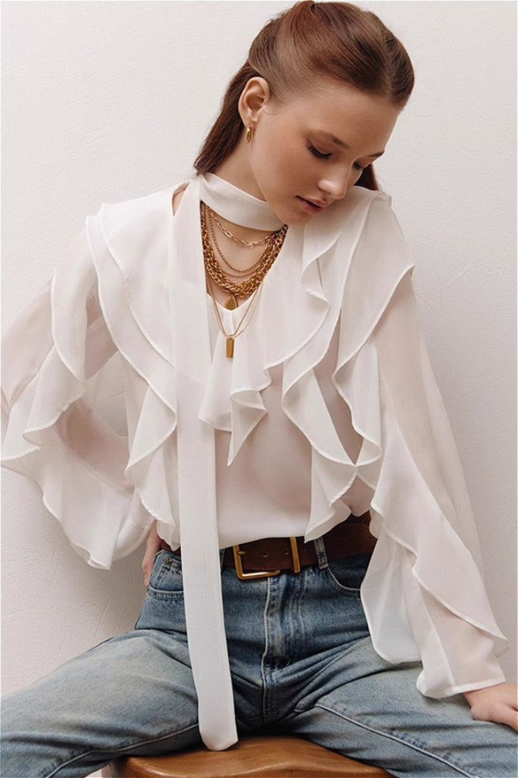 Vintage Inspired Blouse with a Contemporary Edge