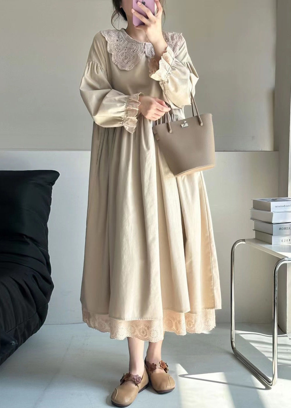 A Vintage Style Dress with Delicate Timeless Details