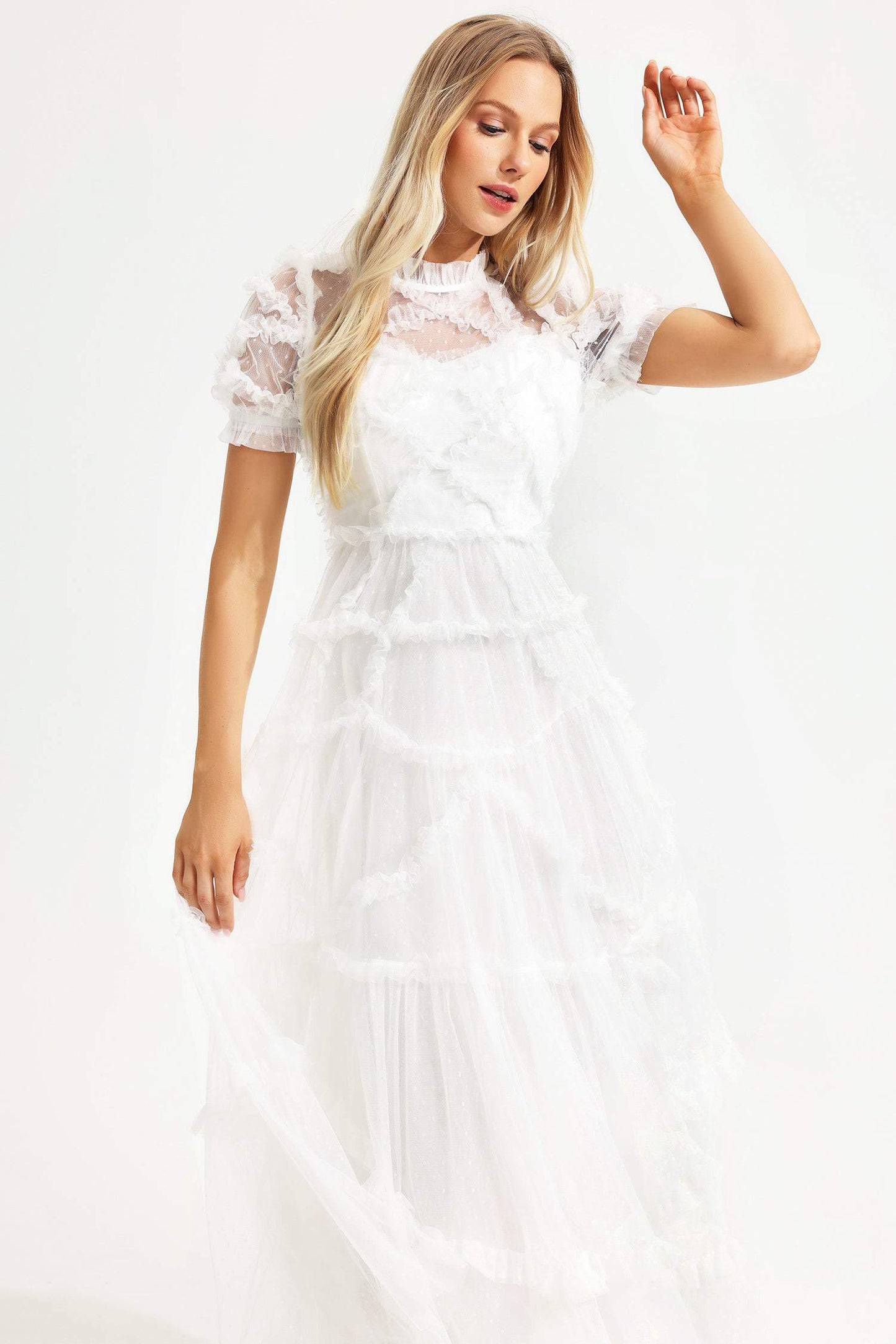 A Vintage Style Dress with Delicate Timeless Details