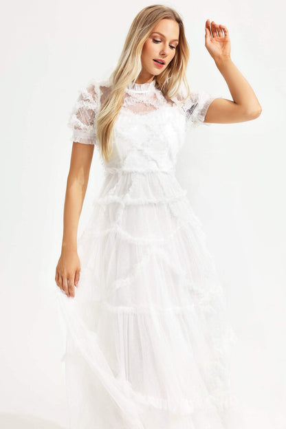 A Vintage Style Dress with Delicate Timeless Details