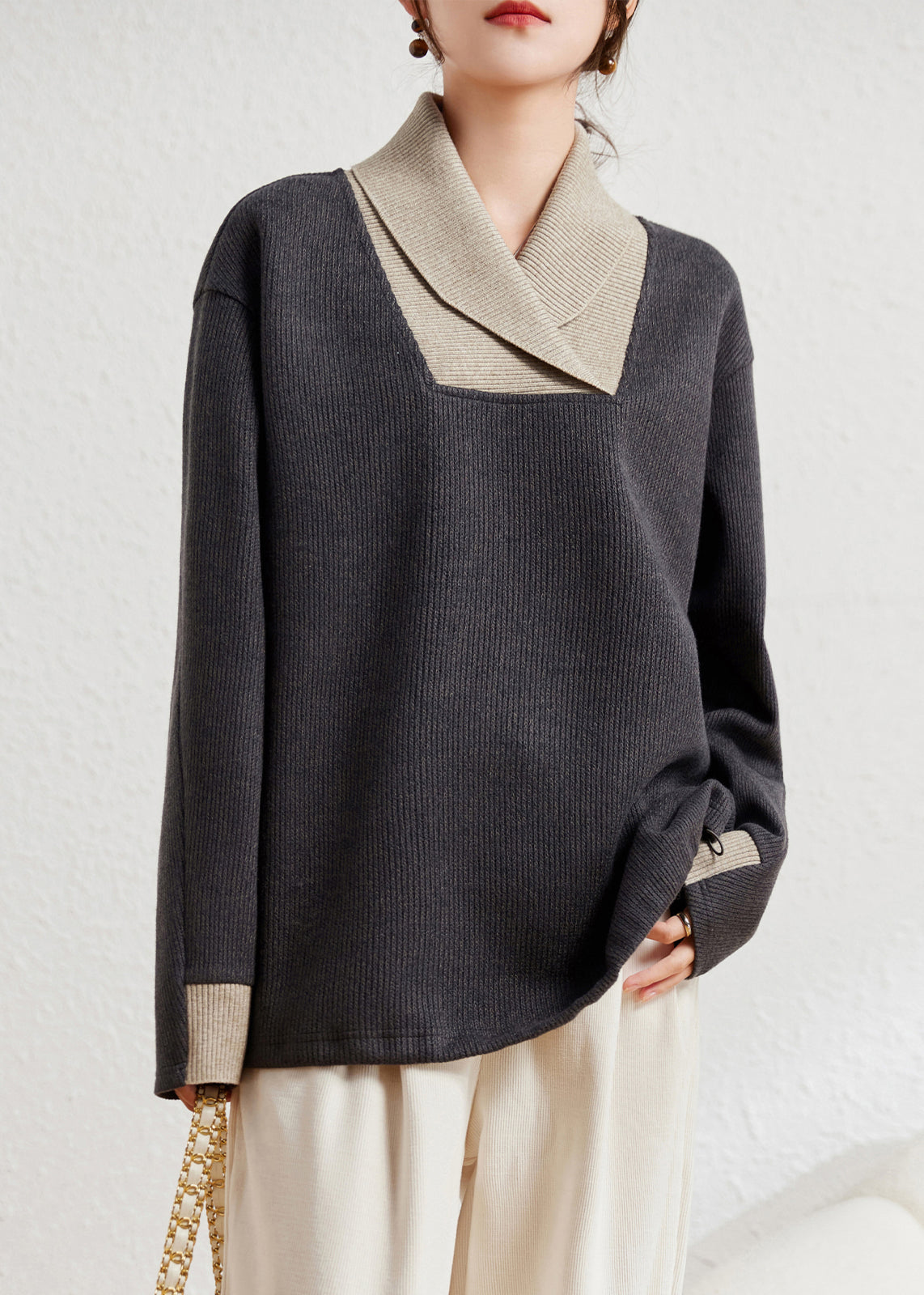 Beautifully Finished Sweater in a Timeless Design
