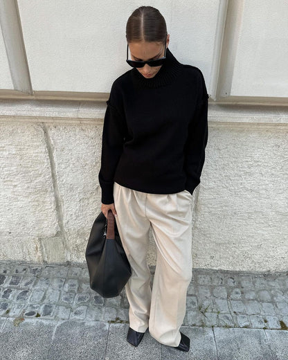 A Vintage Style Sweater with Delicate Timeless Details