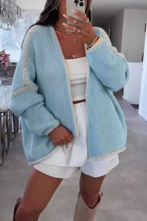 A Vintage Style Cardigan with Delicate Timeless Details