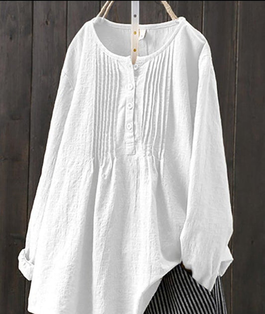 A Vintage Style Blouse with Delicate Timeless Details