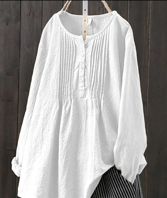 A Vintage Style Blouse with Delicate Timeless Details