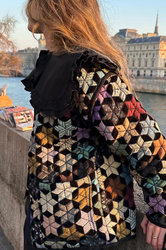 A Vintage Style Jacket with Delicate Timeless Details