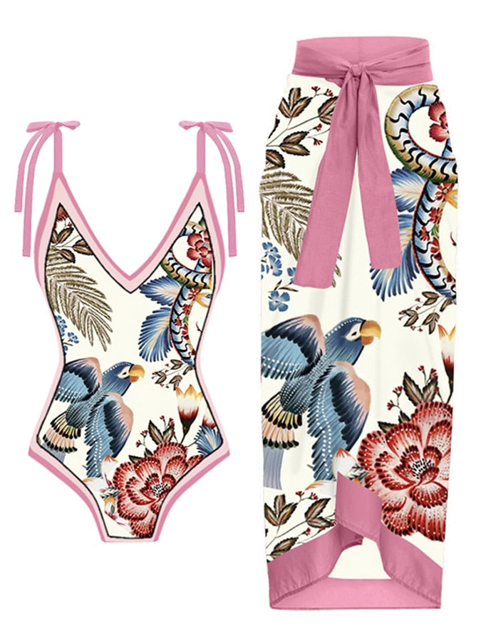 Classic Vintage Swimsuit with a Flattering Fit