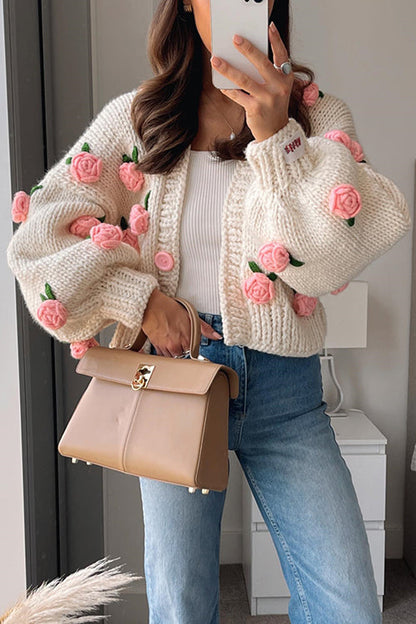 Classic Vintage Cardigan with a Flattering Fit