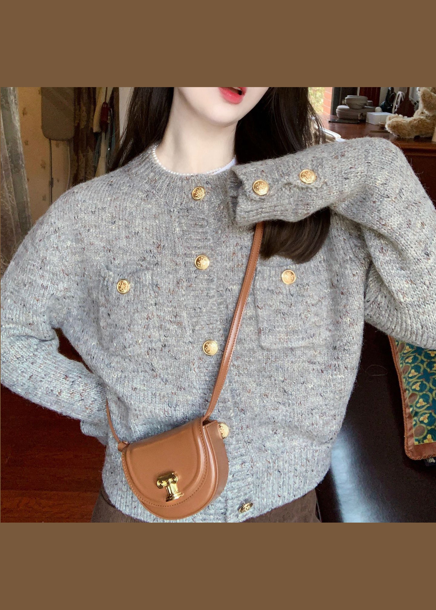 Vintage Inspired Cardigan with a Contemporary Edge