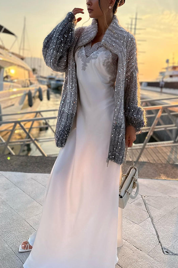 Classic Vintage Cardigan with a Flattering Fit