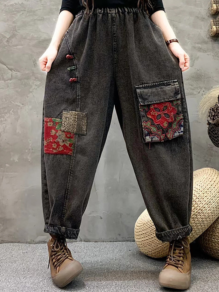 A Vintage Style Pants with Delicate Timeless Details