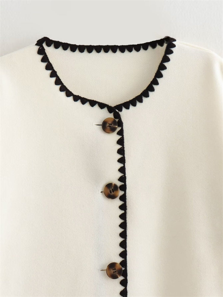 Vintage Inspired Cardigan with a Contemporary Edge