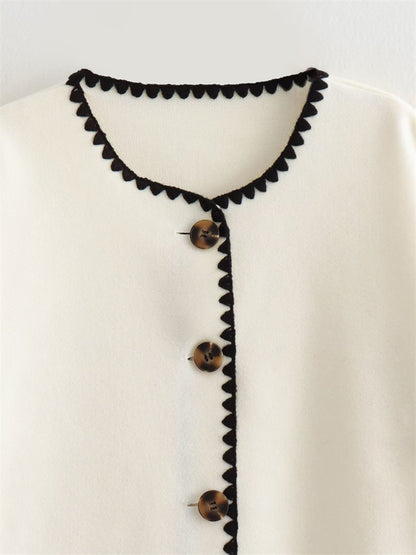Vintage Inspired Cardigan with a Contemporary Edge
