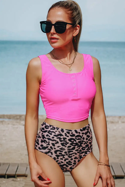 Classic Vintage Tankini with a Flattering Fit