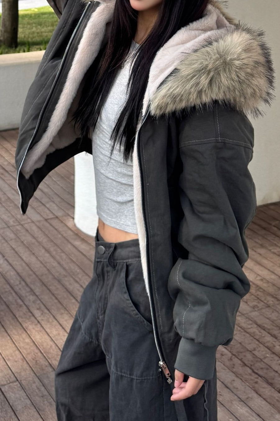 Classic Vintage Jacket with a Flattering Fit