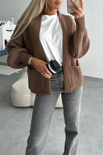Well Tailored Cardigan with a Graceful Silhouette