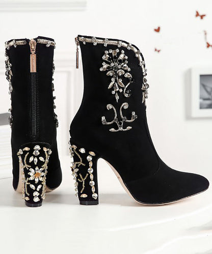 A Vintage Style Boots with Delicate Timeless Details