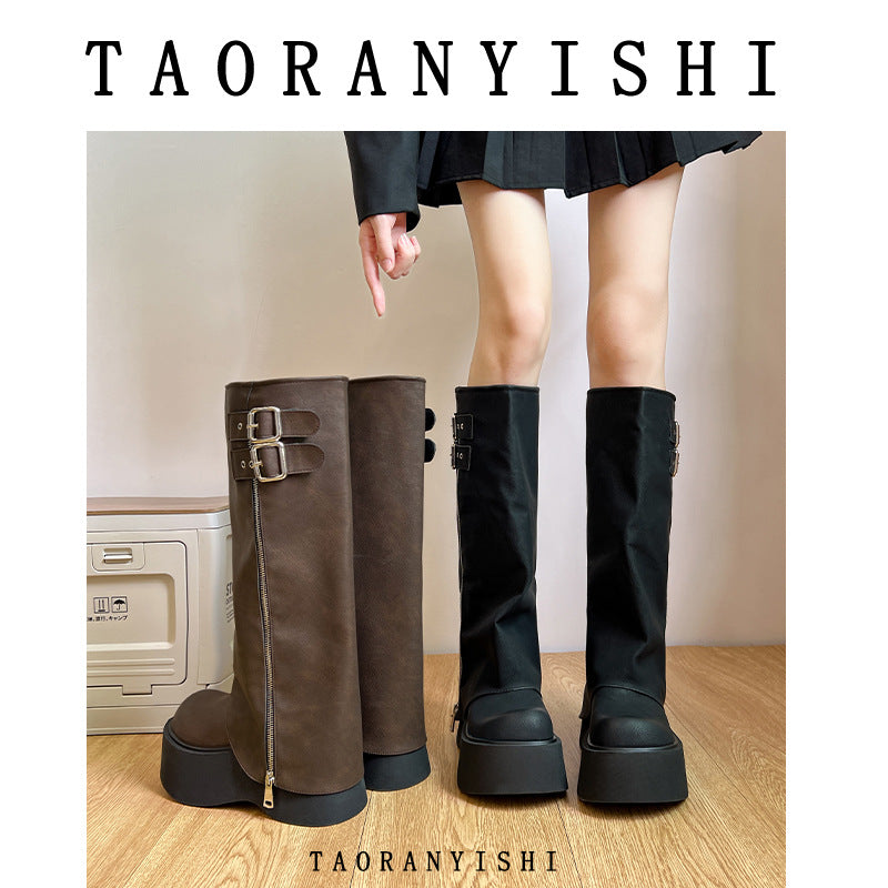 A Vintage Style Boots with Delicate Timeless Details