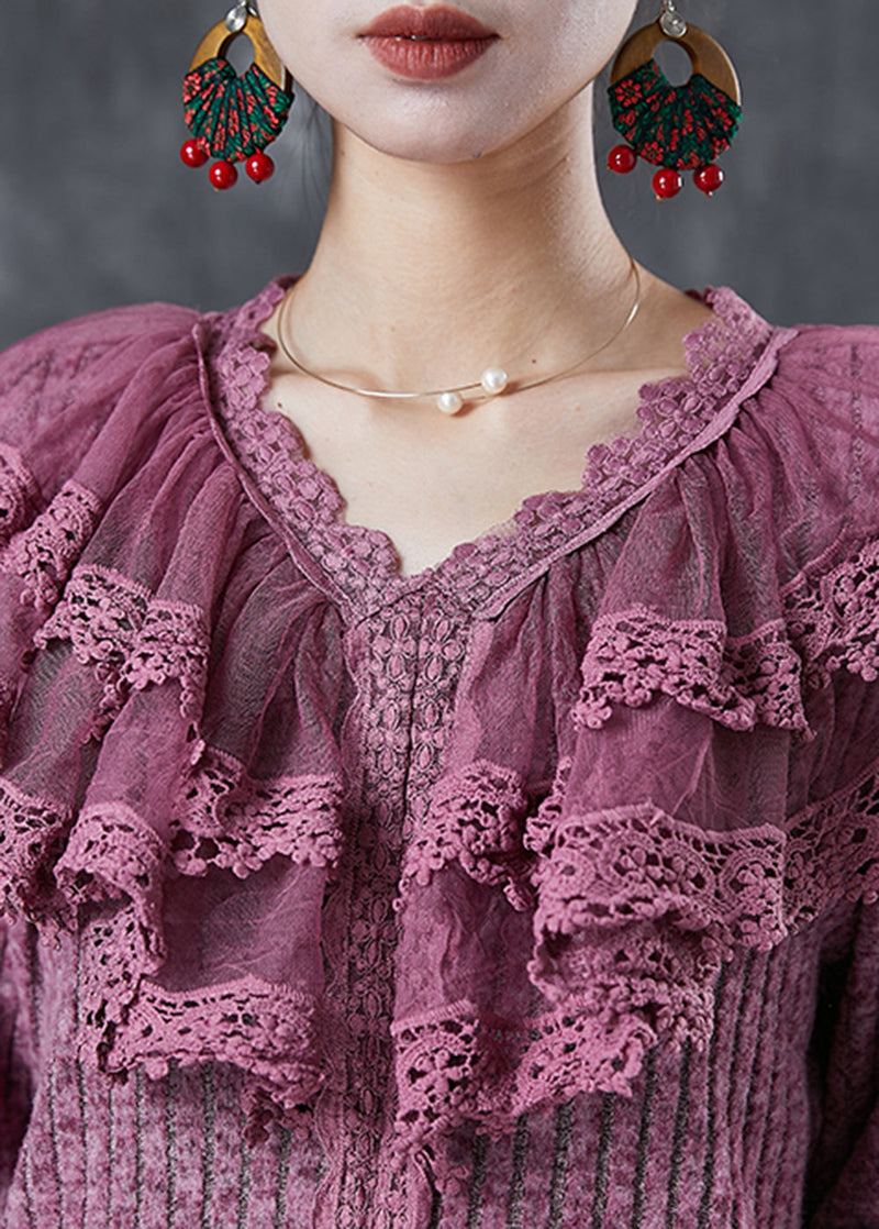 A Vintage Style Sweater with Delicate Timeless Details