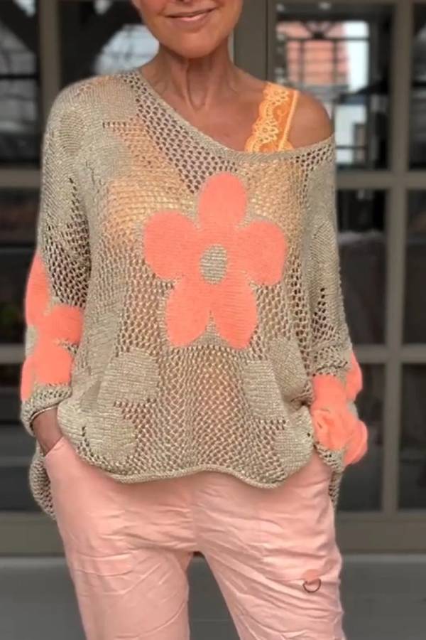 Vintage Inspired Sweater with a Contemporary Edge