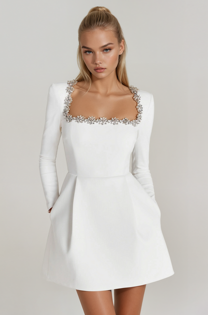 A Vintage Style Dress with Delicate Timeless Details