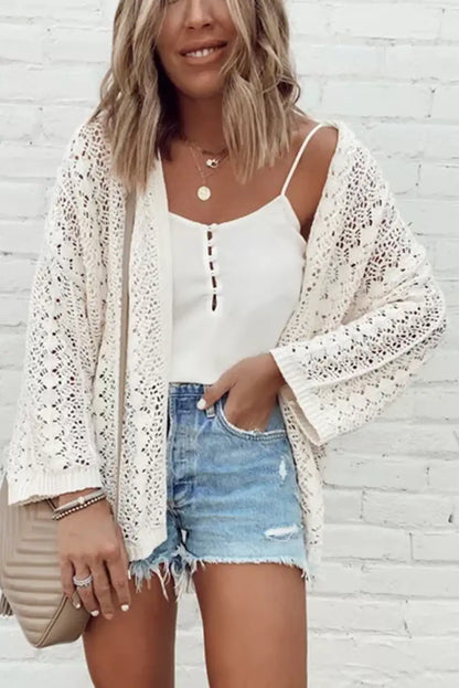Well Tailored Cardigan with a Graceful Silhouette