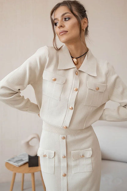 Classic Vintage Cardigan with a Flattering Fit