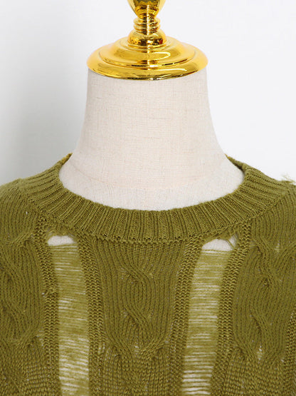Vintage Inspired Sweater with a Contemporary Edge