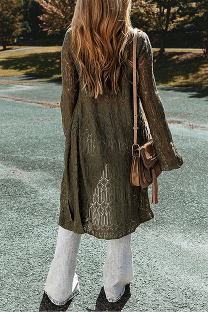 A Vintage Style Cardigan with Delicate Timeless Details