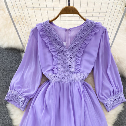 A Vintage Style Dress with Delicate Timeless Details