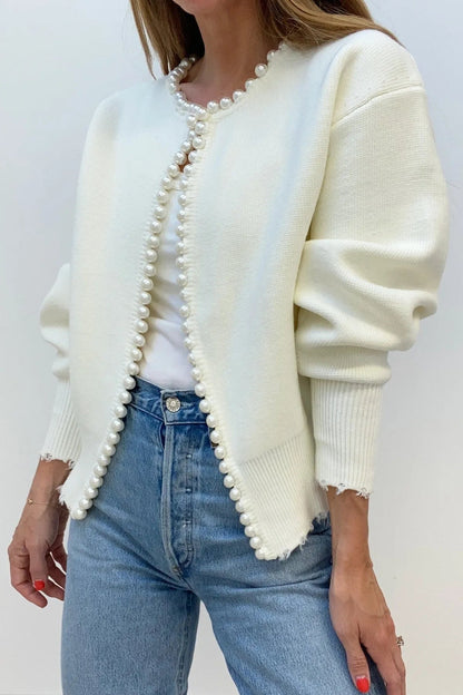 A Vintage Style Cardigan with Delicate Timeless Details