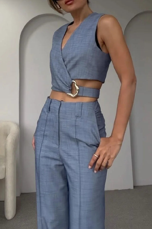 A Vintage Style Pants with Delicate Timeless Details