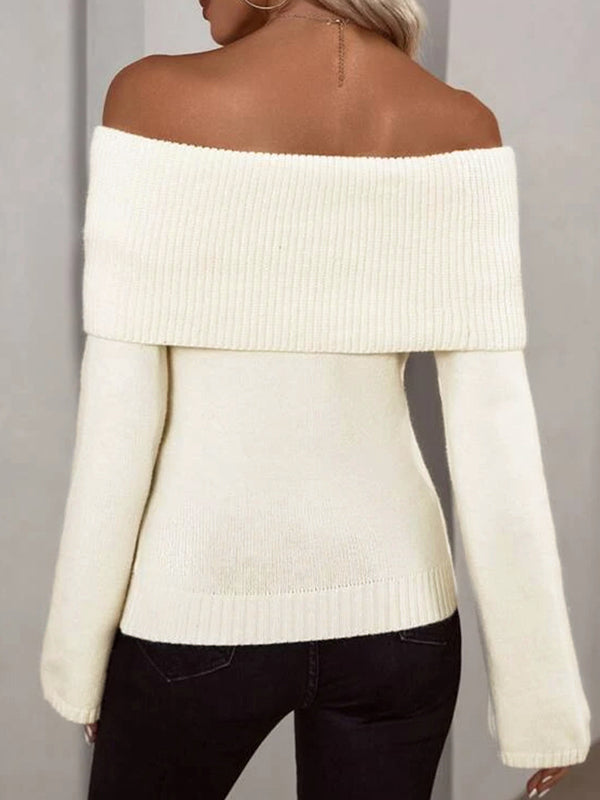 Well Tailored Sweater with a Graceful Silhouette