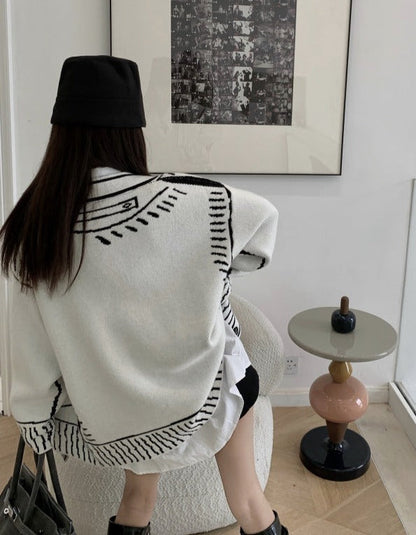 A Vintage Style Cardigan with Delicate Timeless Details
