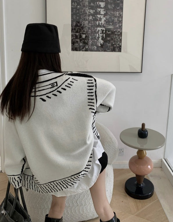 A Vintage Style Cardigan with Delicate Timeless Details