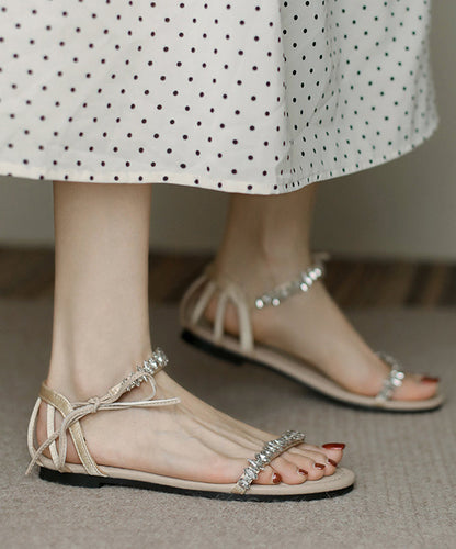 A Vintage Style Sandals with Delicate Timeless Details