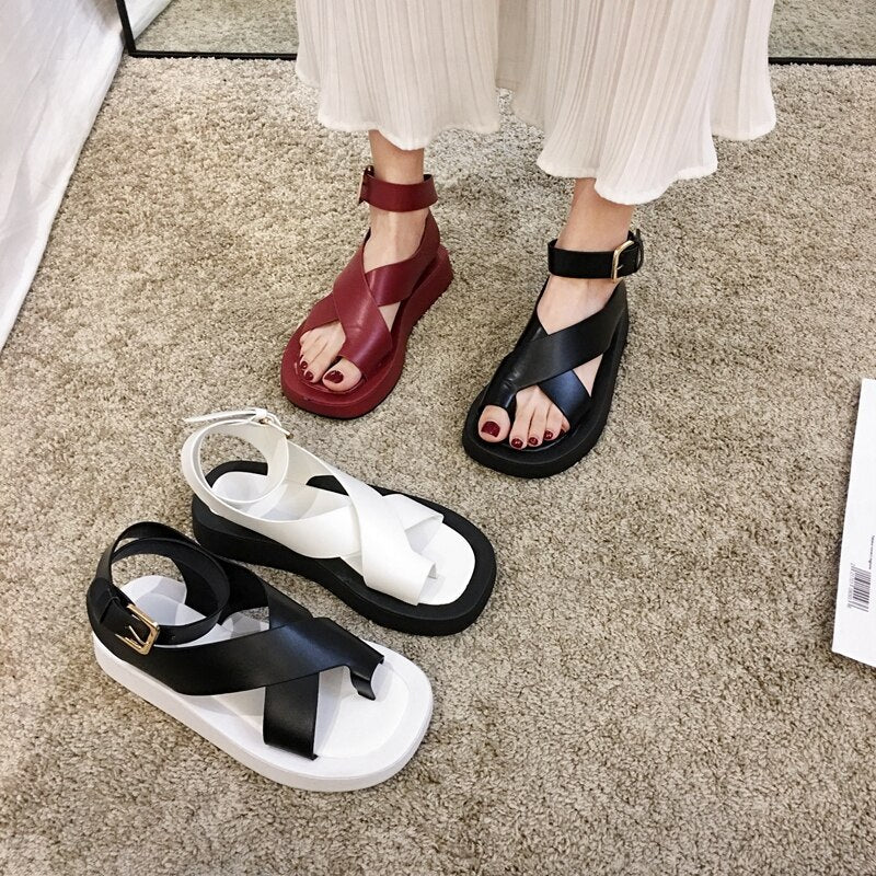 A Vintage Style Sandals with Delicate Timeless Details