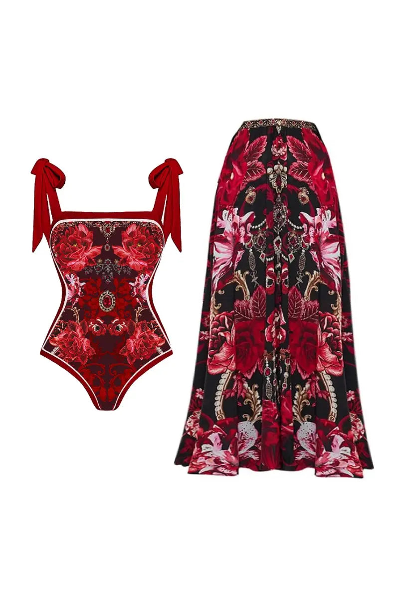 Beautifully Finished Swimsuit in a Timeless Design