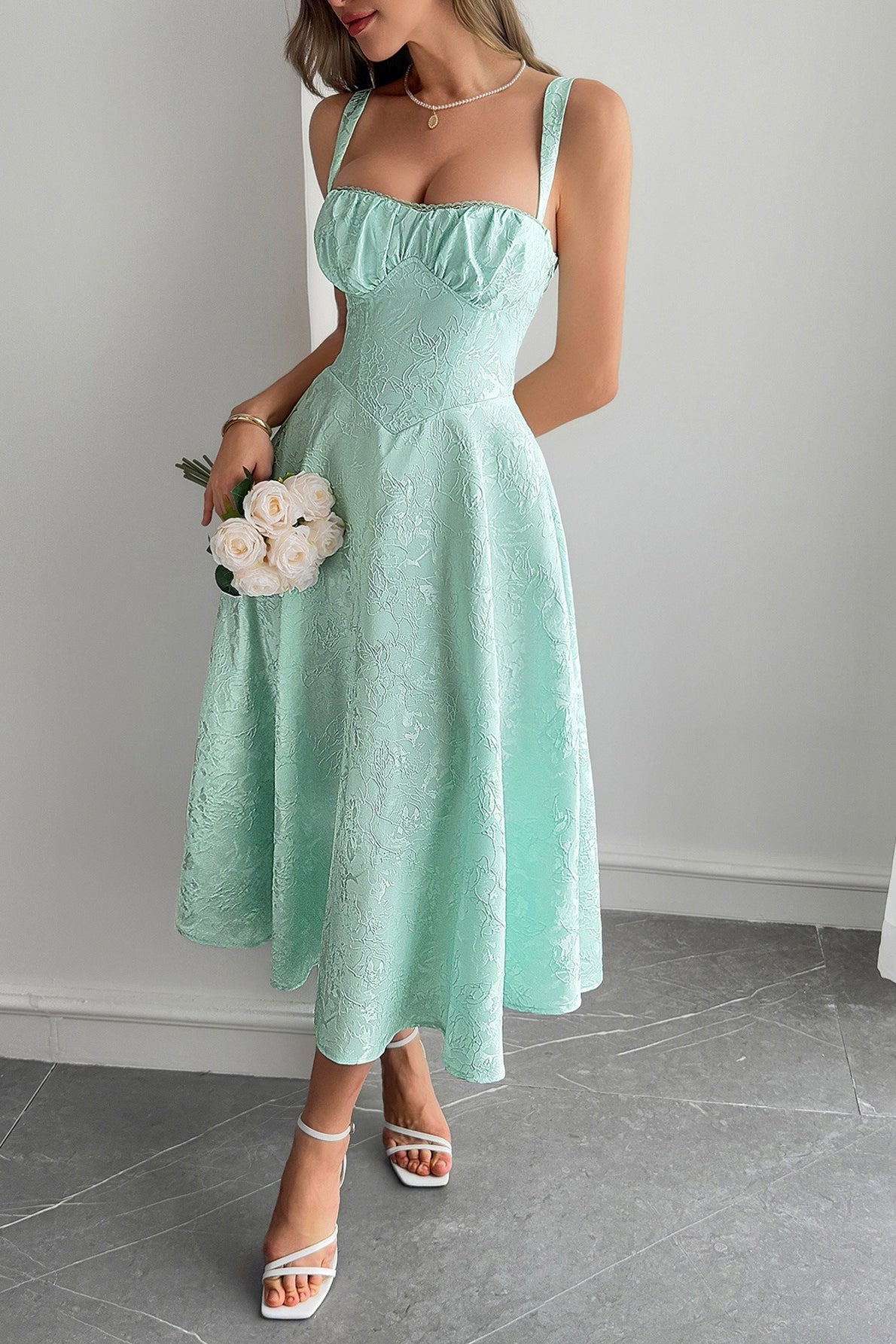 A Vintage Style Dress with Delicate Timeless Details
