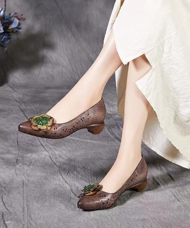 A Vintage Style Sandals with Delicate Timeless Details