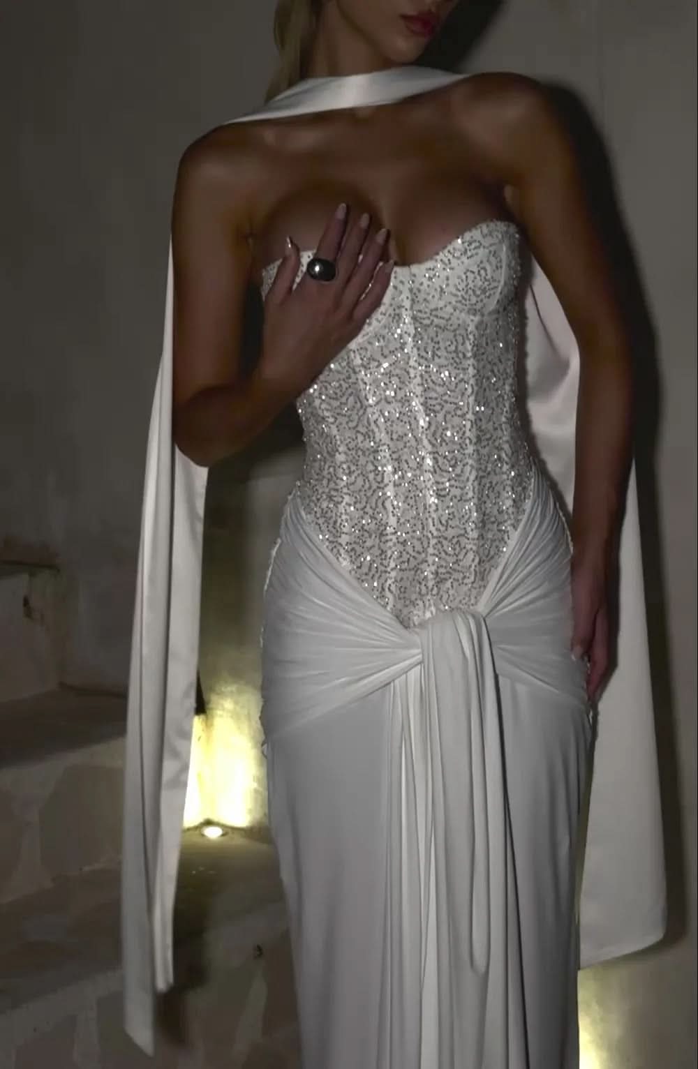 A Vintage Style Dress with Delicate Timeless Details