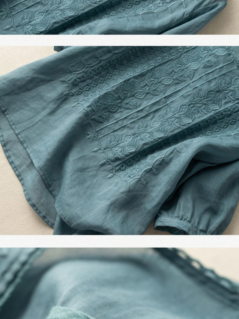 A Vintage Style Top with Delicate Timeless Details