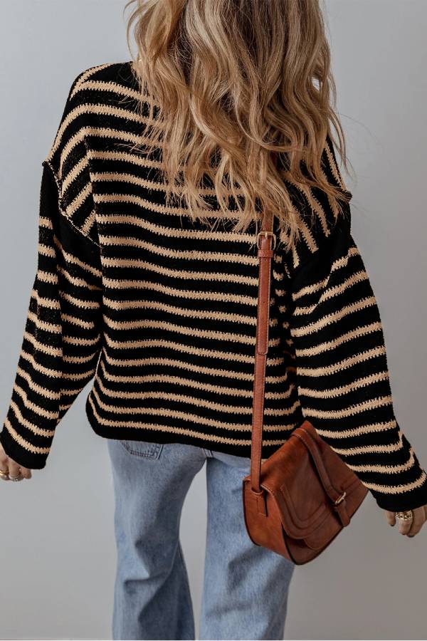 A Vintage Style Sweater with Delicate Timeless Details