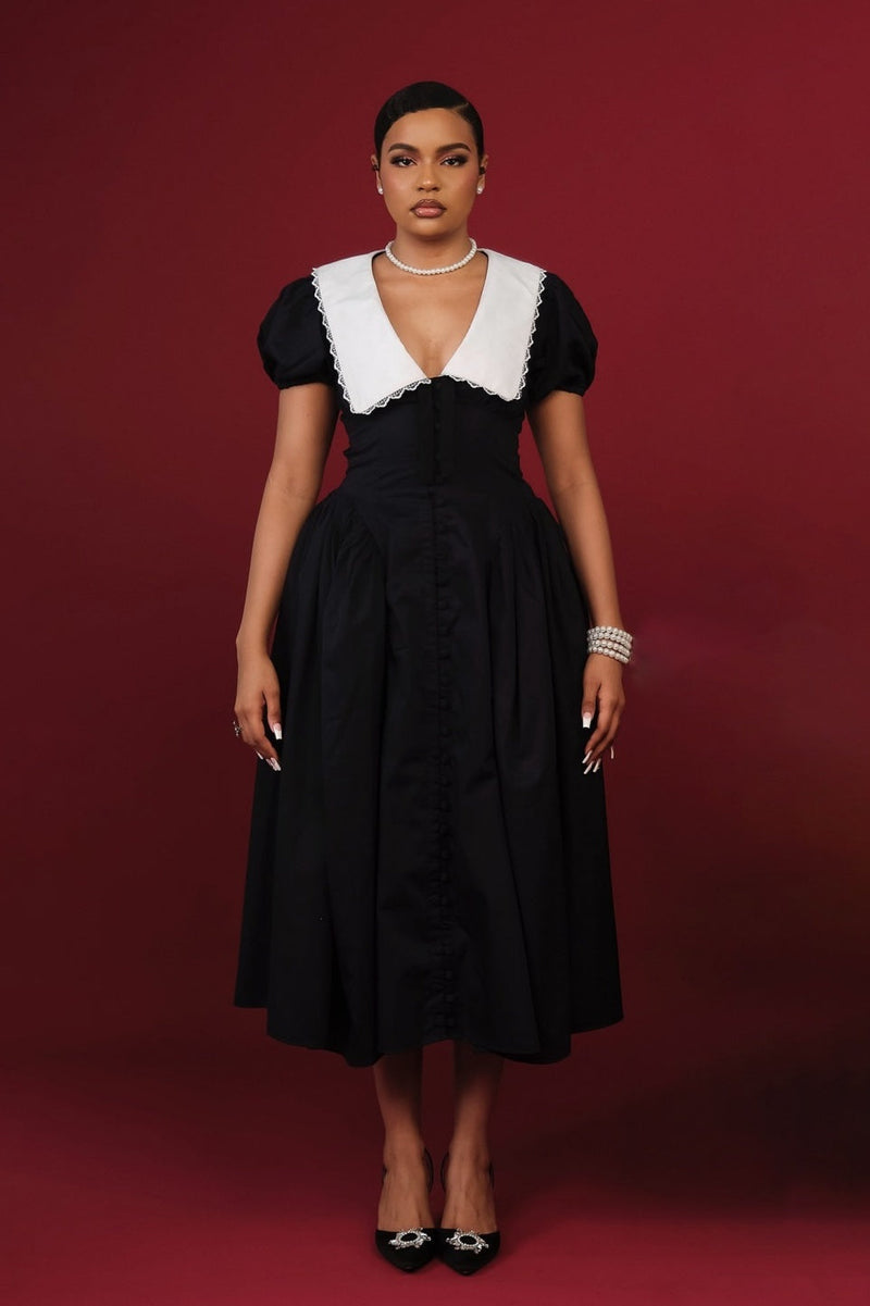 Classic Vintage Dress with a Flattering Fit
