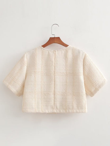 A Vintage Style Top with Delicate Timeless Details