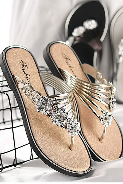 A Vintage Style Sandals with Delicate Timeless Details