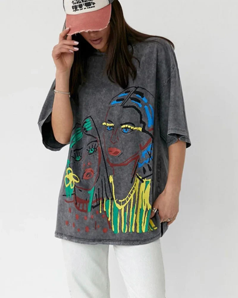 A Vintage Style T-Shirt with Delicate Timeless Details