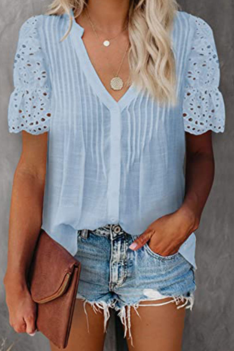 A Vintage Style Top with Delicate Timeless Details